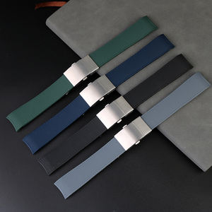 Accesorios de reloj Correa para <span class=keywords><strong>Longines</strong></span> Comas Diving Series L37814 L3.781 Mecánica Hombres Correa de reloj de goma Pulsera de 21mm - Product Image 3