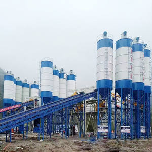 สถานีผสมคอนกรีตเคลื่อนที่ Hzs120 ของผู้ผลิต พร้อมเครื่องผสมคอนกรีตแบบบังคับ 750 ลิตร สถานีผสมคอนกรีต - Product Image 2