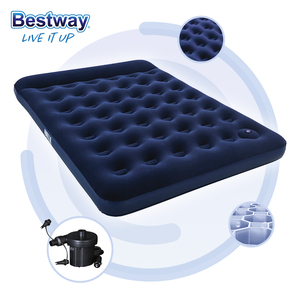 Bestway 67226 <span class=keywords><strong>Matelas</strong></span> Gonflable <span class=keywords><strong>Chauffant</strong></span> Moderne Convertible 2,03m x 1,52m x 28cm pour Meuble Maison Appartement Chambre - Product Image 1