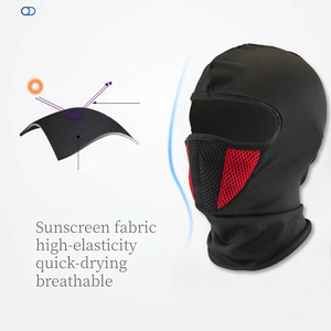 Pasamontañas de Motocicleta, Protección UV de Verano, <span class=keywords><strong>Gafas</strong></span>, Transpirable, con Orificios, para Hombre y Mujer, Máscara de Motociclista de Secado Rápido - Product Image 3