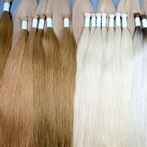 ผมแท้เวียดนามคุณภาพสูง Nicehair Bac Ninh Remy Super Double Drawn เนื้อนุ่มลื่น ปราศจากซิลิโคน แบบต่อผมด้วยเครื่องจักร - Product Image 1