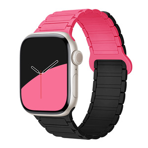 <span class=keywords><strong>Correa</strong></span> Magnética de Silicona para <span class=keywords><strong>Apple</strong></span> <span class=keywords><strong>Watch</strong></span> Ultra 3 2 49mm 46mm 45mm 44mm 42mm 41mm 40mm, <span class=keywords><strong>Compatible</strong></span> con iWatch Series 11 10 9 8 7 6 5 SE3 - Product Image 3