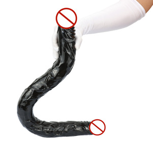 Dildo réaliste à double tête extra-long et extra-large, pénis simulé pour femmes lesbiennes, jouet érotique pour adultes - Product Image 1