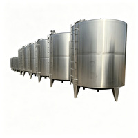 Tanques de Almacenamiento de Agua y Aceite de Acero Inoxidable de 100-20000L con Componentes Centrales de Recipiente a Presión y Sistema Expandible