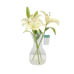 Lily Artificial Flowers Silk Lilies Faux Plastic Real Touch Floral Bonsai Party Table Centerpieces Home Decoration Calla Lily