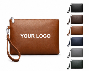 Pochette <span class=keywords><strong>Homme</strong></span> en Cuir PU Personnalisable avec Logo, Sac à Main d'Affaires, Fabricant et Fournisseur en Gros OEM ODM - Product Image 1