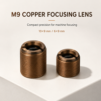 Lentille de collimation laser asphérique en cuivre ZhoNna M9x10 M9x6 avec revêtement AR pour l'alignement précis des modules de diodes optiques et projets optiques DIY