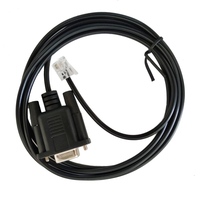 Câble adaptateur personnalisé DB9 femelle vers RJ45 8P8C RJ11 4P4C 1m Interface série RS232 Liaison de données non blindée en PVC