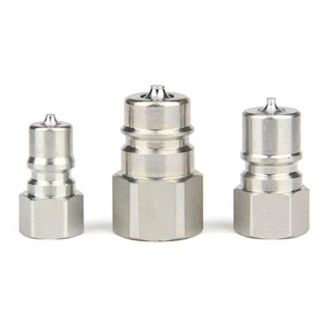 Raccord rapide hydraulique KZE en acier au carbone haute pression, zingué, pour raccords de tuyaux d'huile - Product Image 1