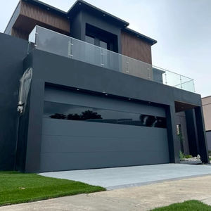 Porte de garage en verre à cadre fin OUNA Maximise la lumière et la vue Panneaux trempés automatiques pour les maisons architecturales modernes - Product Image 3