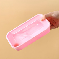 Boîte à bento de style japonais en PP avec couvercle à fermeture sécurisée 620ml 720ml 800ml 950ml 1050ml Contenant alimentaire pour la préparation des repas