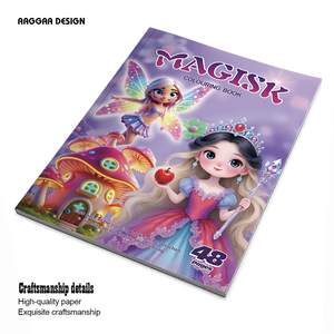 <span class=keywords><strong>Livre</strong></span> de peinture à <span class=keywords><strong>l</strong></span>'aquarelle sans bavure sur le thème <span class=keywords><strong>magique</strong></span> pour les tout-petits et les enfants de 1 à 8 ans, cadeau d'anniversaire artistique, livres personnalisés imprimés - Product Image 2