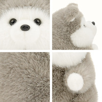 Boneka Anjing Husky Mainan Plush Shiba Inu Isi Bulu Silikon 51cm-99cm 8-13 Tahun