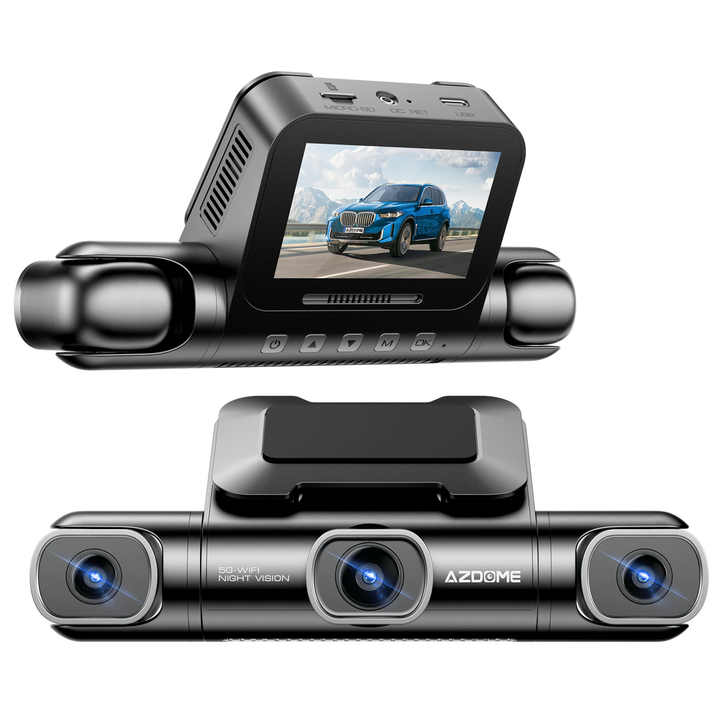 AZDOME 4K Dual Dash Cam WiFi GPS ADAS 2 Kameras 1080 Bewegungserkennung Frei 64G