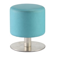 Pouf pouf doux touffeté en velours repose-pieds chaise tabouret rond de style chinois pour entrée ou utilisation en appartement
