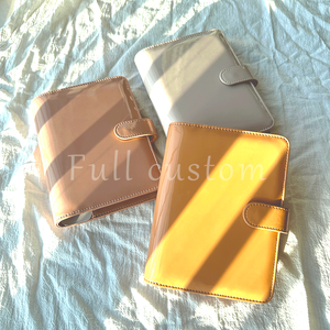 Classeurs de budget A6 personnalisés de luxe, brillants, pour la gestion des finances domestiques, classeurs de budget Macaron - Product Image 2