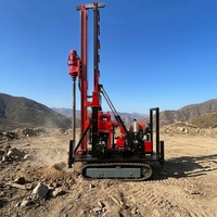 Foreuse géologique hydraulique sur chenilles pour l'exploration minière