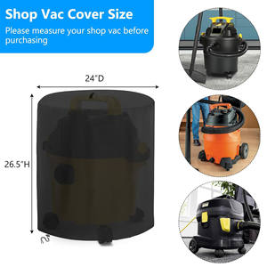 Nouvelle <span class=keywords><strong>housse</strong></span> <span class=keywords><strong>de</strong></span> protection pour <span class=keywords><strong>aspirateur</strong></span> domestique humide/sec et <span class=keywords><strong>rangement</strong></span> étanche pour 16-20 gallons - Product Image 2