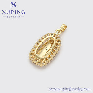 X000753940 XUPING Jesús Cruz joyería religiosa colgante <span class=keywords><strong>14</strong></span> chapado en oro CZ Zircon Virgen María colgante collar para hombres y mujeres - Product Image 3