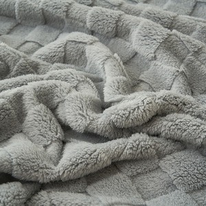 Plaid en polaire taffel 100 % polyester, super doux et chaud pour l'hiver - Product Image 6