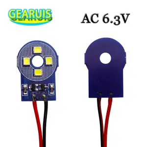 AC 6,3 В переменного тока 6V 6,3 В led панель огни 4 smd 2835 Светодиодный чип на плате различный цвет не полярности игры пинбол машины светодиодных ламп - Product Image 1