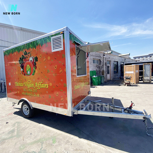 Carrito de comida de China en Pakistán carritos de hamburguesas comida a <span class=keywords><strong>la</strong></span> venta remolque de comida móvil con ruedas - Product Image 4