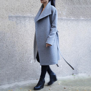 Manteau en laine à ceinture pour femmes grande taille MIYING FASHION - Manteau d'hiver surdimensionné pour un port quotidien en extérieur chaud - Product Image 6