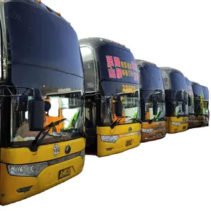 Promoción Yutong buses cama usados ZK6122 36 asientos de larga distancia una puerta conductor izquierdo viaje de lujo fiesta autobús precio para AF