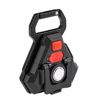 Segitiga Kuat Magnetik 24 COB Mini Refill Torch Cahaya COB Dapat Diisi Ulang Gantungan Kunci Cahaya dengan Pembuka Botol Multifungsi
