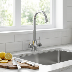 Cromato acqua potabile pura cucina ponte <span class=keywords><strong>rubinetto</strong></span> montato <span class=keywords><strong>a</strong></span> due maniglie <span class=keywords><strong>3</strong></span> <span class=keywords><strong>vie</strong></span> miscelatore acqua calda e fredda filtro <span class=keywords><strong>rubinetto</strong></span> da cucina - Product Image 4