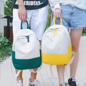 Fashion Canvas Plain Simple <b>Backpacks</b> Wholesale Cute Ladies Rucksack Outdoor Travel Schoolbag Women Leisure <b>School</b> Bags - Product Image 6