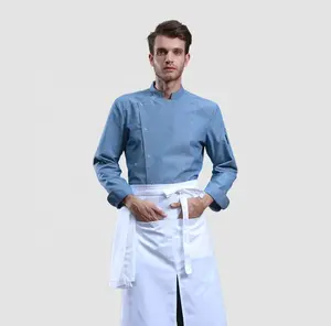 Summer Men and Women chef Jackets Comfortable Breathable Kitchen Chef Hotel Restaurant Cafe Catering Chef Waiter Workwear shirts