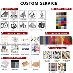 Correa de perro con mango de goma vulcanizada de nailon antideslizante absorbente de golpes sólidos para perros de tamaño medio grande para Golden Retrievers alemanes - Product Image 6