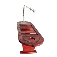 Lit de massage hydrothérapeutique Water Faery en bois et métal pour salons de beauté et piscines