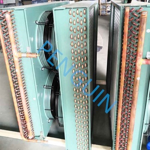 Condensador refrigerado por <span class=keywords><strong>aire</strong></span> de aleta de aluminio, unidad de condensación de refrigeración para habitación fría, bobina de condensador de cobre - Product Image 3
