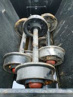 Ensemble de roues minières en acier inoxydable Zlinktric, roues motrices personnalisées à entraînement moteur, essieux pour locomotives minières souterraines, wagons de mine