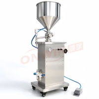 Machine de remplissage automatique à piston vertical à volume réglable efficace pour crème cosmétique