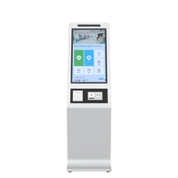 Terminal de point de vente à écran tactile SDK au sol/mural pour le paiement en libre-service Kiosques tactiles de commande de nourriture pour restaurant KFC McDonald