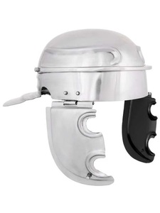 Casco Romano Plateado/Dorado de Primera Calidad, Adorno Decorativo, Artesanía Metálica, para Disfraces, Eventos, Festivales, Actuaciones Escénicas - Product Image 1