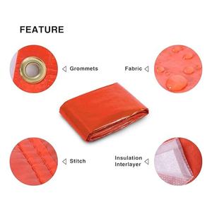 Heavy Duty Thermal Insulated Tarp PVC Coated <b>Cover</b> Waterproof Snow-Proof <b>for</b> Outdoor Event Tent <b>Greenhouse</b> Truck Protection - Product Image 6