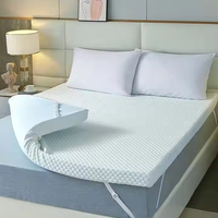 Belüftete High Density Gel Memory Foam Matratze Topper Pad für Rückens ch merzen Bed Topper mit abnehmbarem Softcover