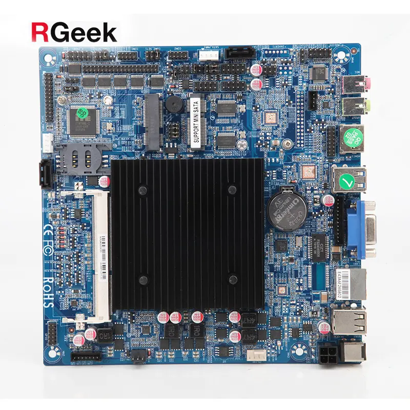 RGeek J1900 Mini ITX материнская плата 1/2 Lan Intel Bay Trail материнская плата мини ПК системная плата 6 * COM слот для SIM-карты для мини-ПК