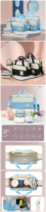 Bolsos de Mano Multifuncionales para Mamá, Resistentes al Agua, de Poliéster, con Logotipo Personalizado, Nueva Colección <span class=keywords><strong>2022</strong></span>, en Oferta - Product Image 6