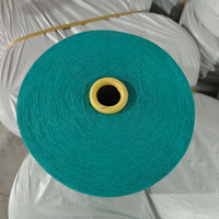 Fil à tricoter recyclé en coton et polyester mélangé, certifié GRS, fourni directement par l'usine textile à la manufacture textile turque