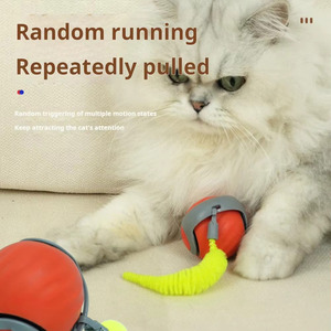 Sıcak satış lüks interaktif ışık elektrikli akıllı <span class=keywords><strong>Pet</strong></span> oyuncak köpekler kediler için otomatik haddeleme tenis topu elektrikli kedi spor moda - Product Image 4