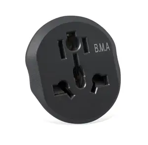 Adaptador de viaje con válvula de seguridad, convertidor con enchufe estándar coreano de 16A, EE. UU., AU, Reino Unido, británico, UE, Europa, Europa, Francia, Alemania