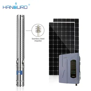 Harga Pompa Air Kit Lengkap, Perlengkapan Pompa Air Lengkap Solar Celup, 6M ^ 3/H 80M 110V 1100W 3 Inci Ac/Dc