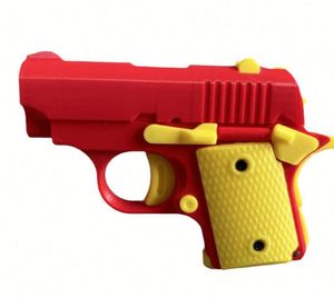 Pistola de Juguete de Plástico con Impresión 3D, Mini Pistola de Gravedad para Niños - Product Image 1