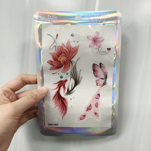 Pegatinas de Tatuajes de Colores sin Agua, Nuevo Estilo, Diseños Florales de Mariposas, para Hombres y Mujeres, Pequeñas, Resistentes al Agua y al Sudor - Product Image 3