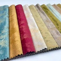 Tissu d'ameublement en velours 100% polyester, textile doux pour canapé, chaise, coussin, meubles de maison, fournisseur en gros